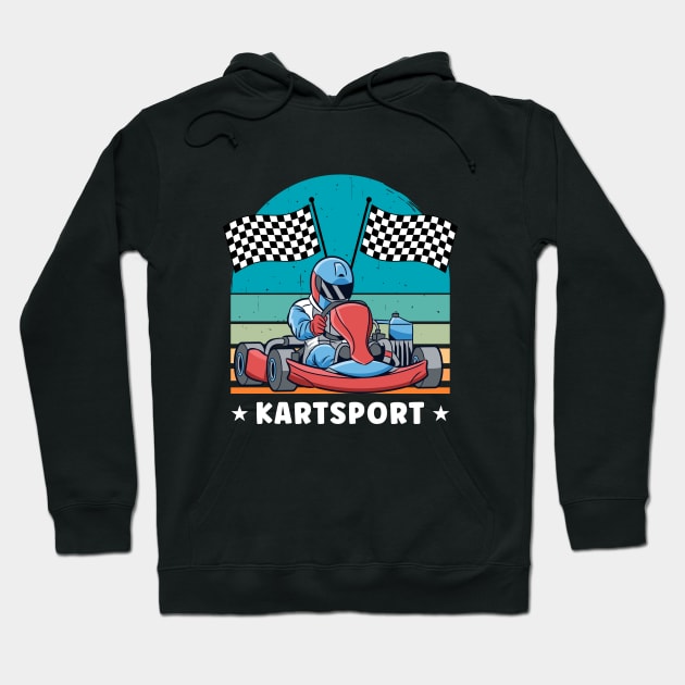 Kartsport Hoodie by printedartings